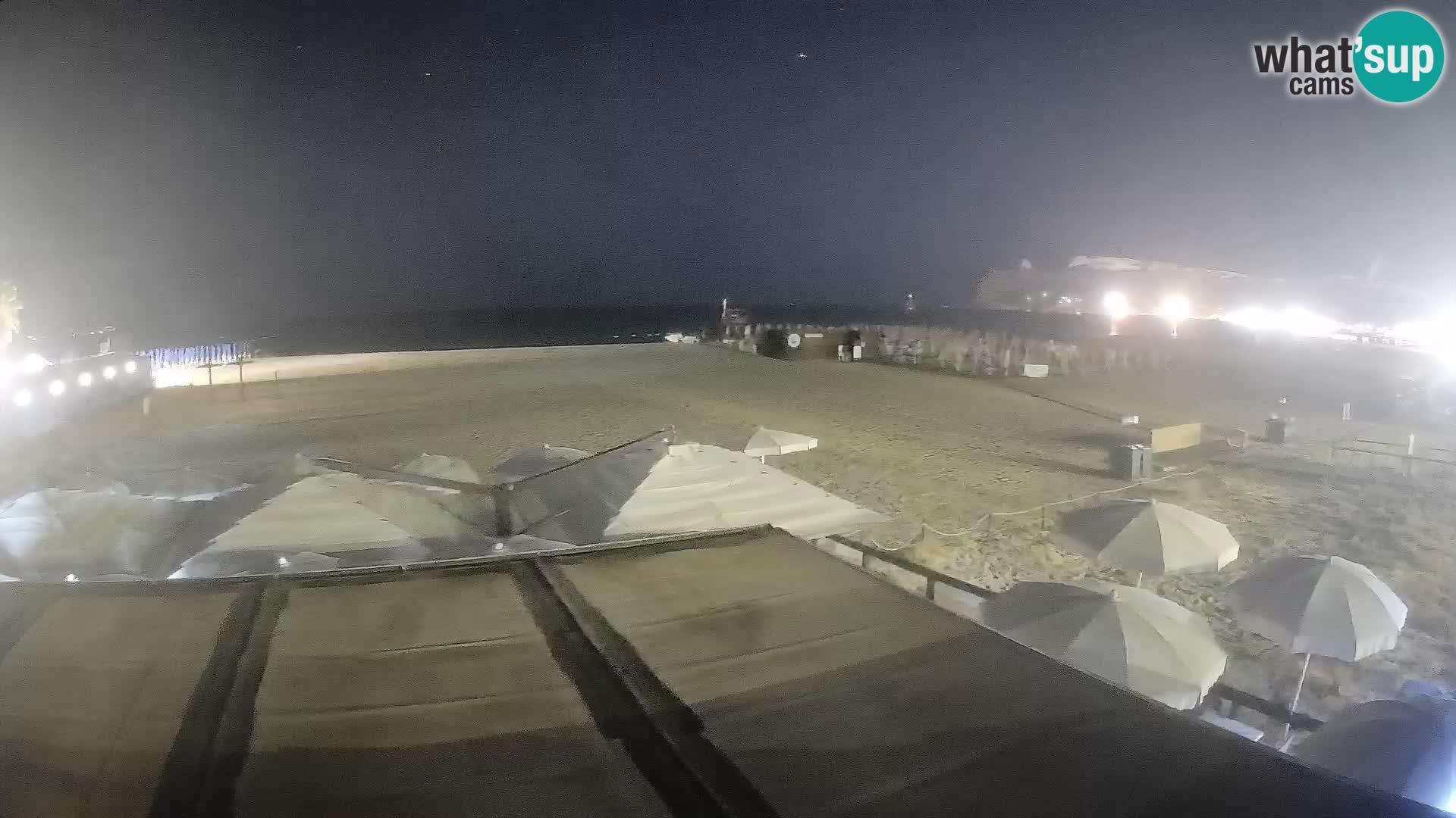 Poetto beach webcam | Cagliari | Sardinija