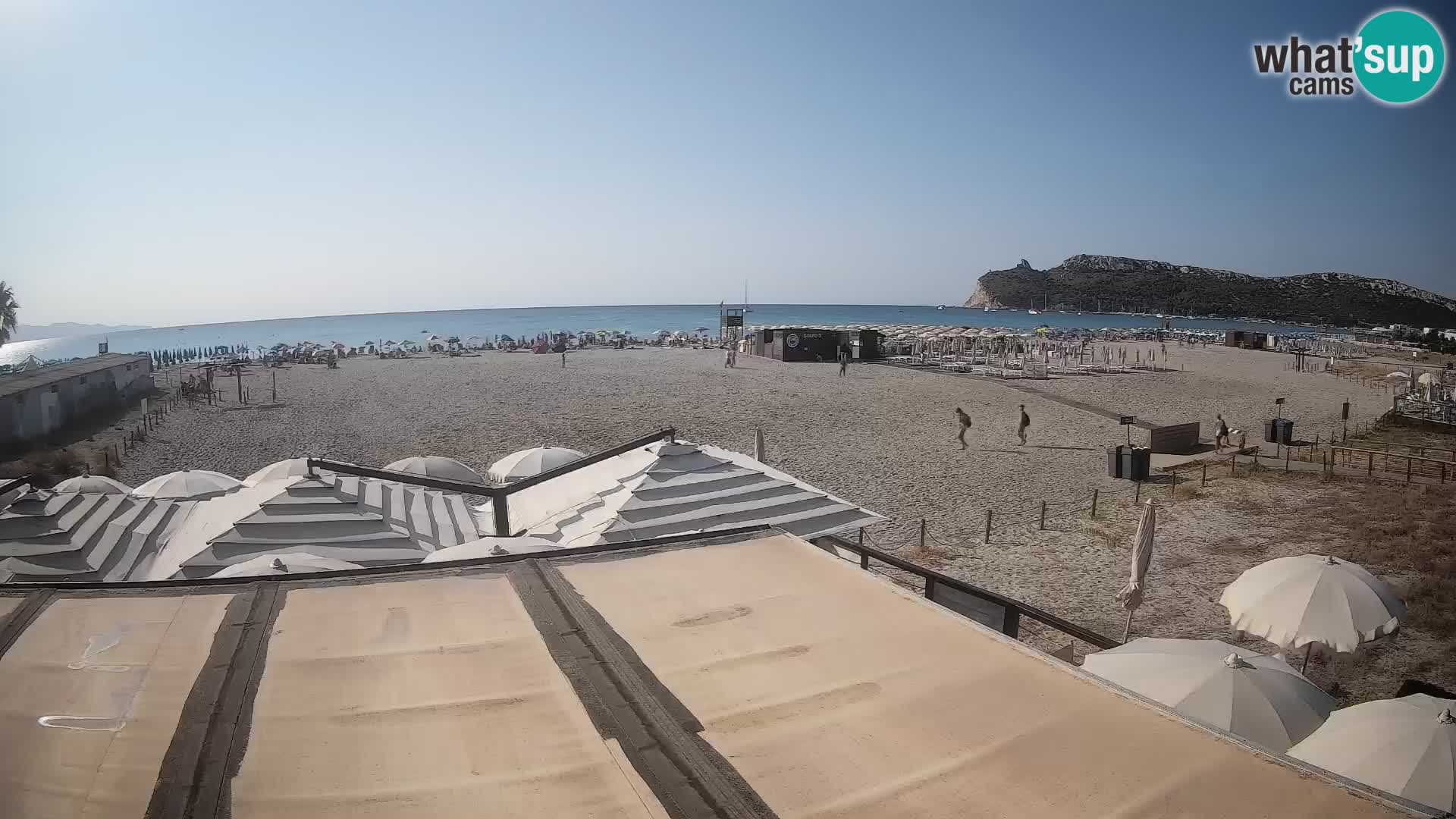 Poetto beach webcam | Cagliari | Sardinija