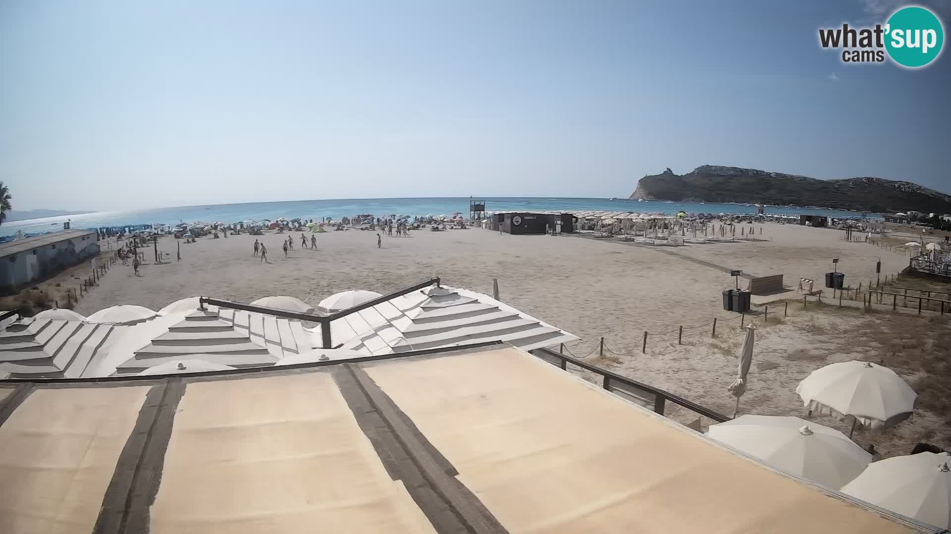 Poetto beach webcam | Cagliari | Sardinia