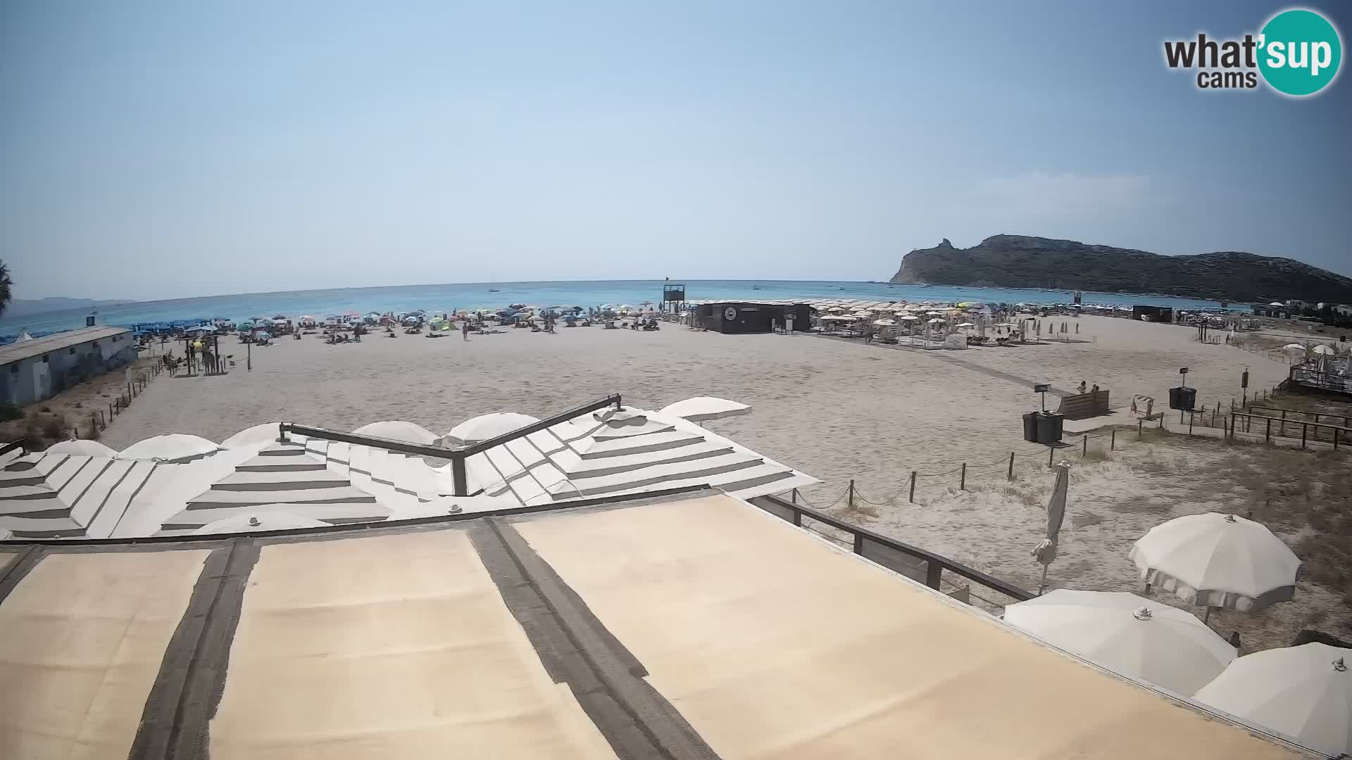 Poetto beach webcam | Cagliari | Sardinija