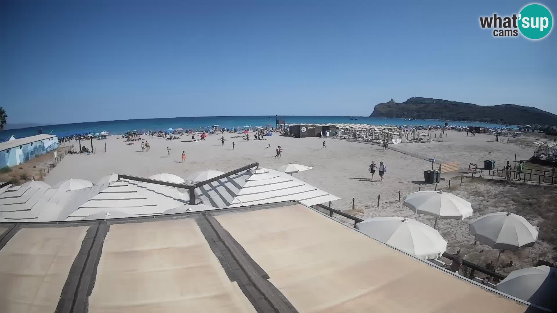Poetto beach webcam | Cagliari | Sardinia