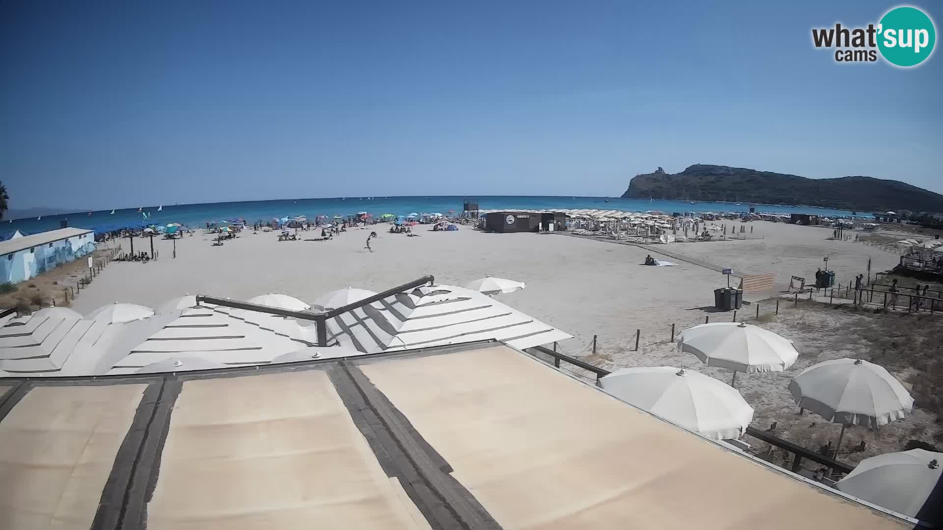 Poetto beach webcam | Cagliari | Sardinia