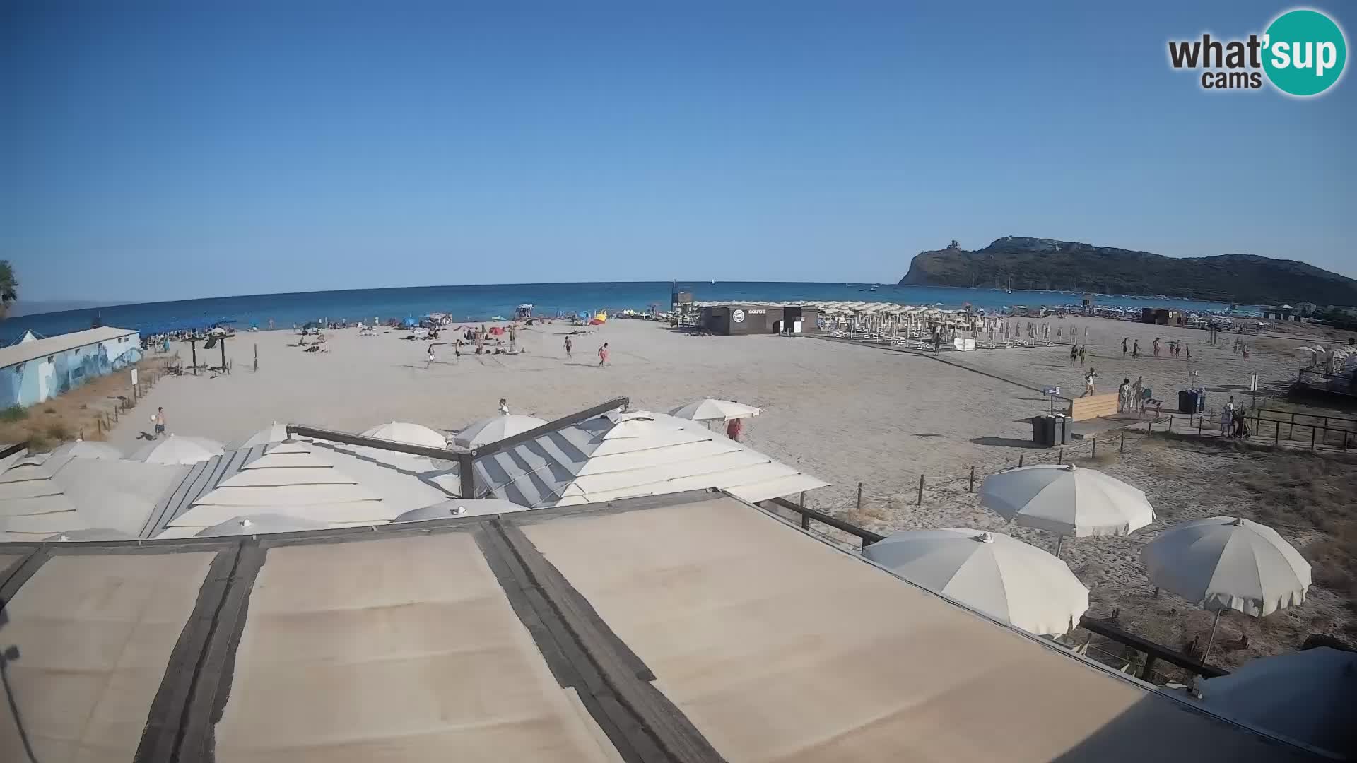 Webcam spiaggia del Poetto | Cagliari | Sardegna