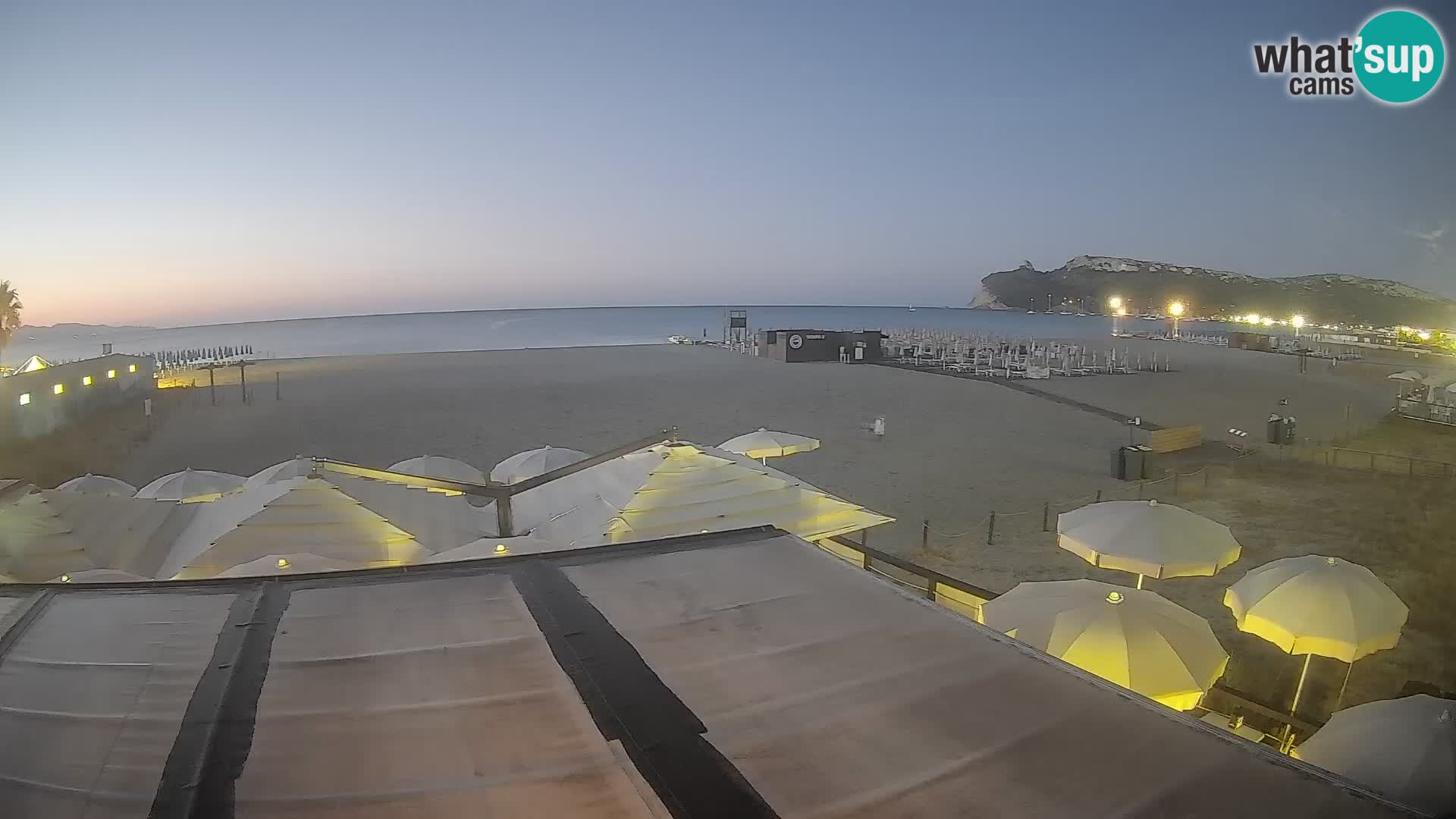 Poetto beach webcam | Cagliari | Sardinija