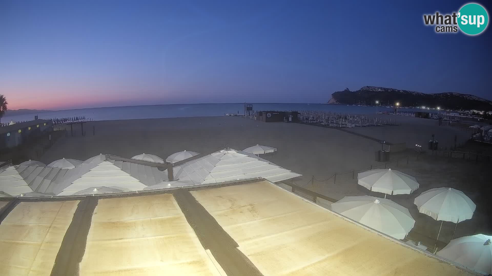 Poetto beach webcam | Cagliari | Sardinija