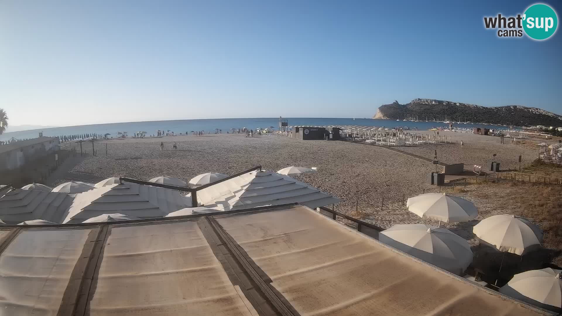 Poetto beach webcam | Cagliari | Sardinija