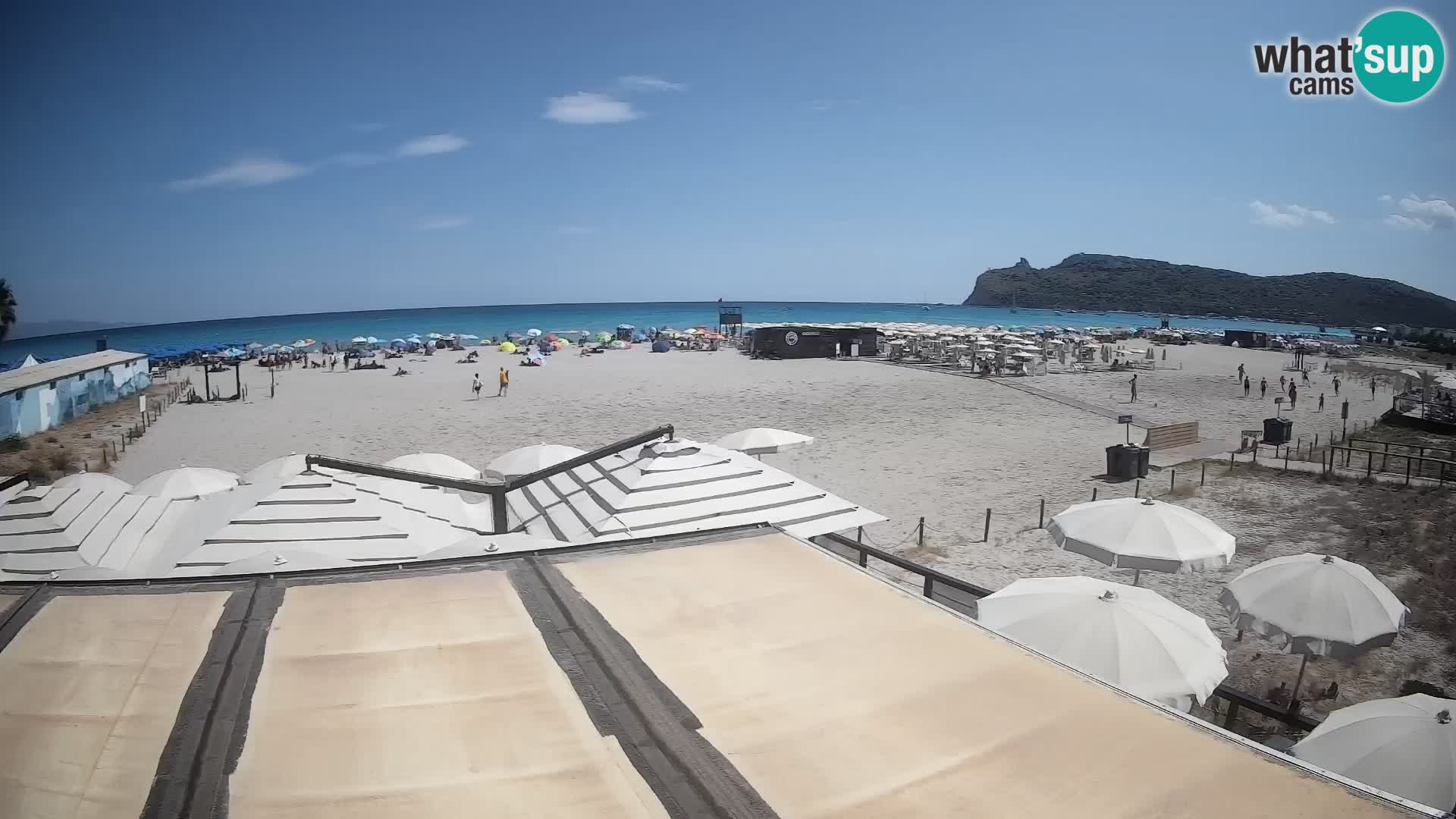 Poetto beach webcam | Cagliari | Sardinija