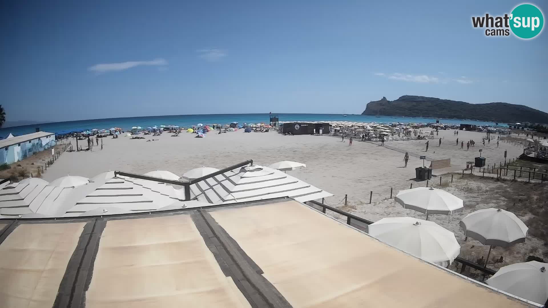 Poetto beach webcam | Cagliari | Sardinia