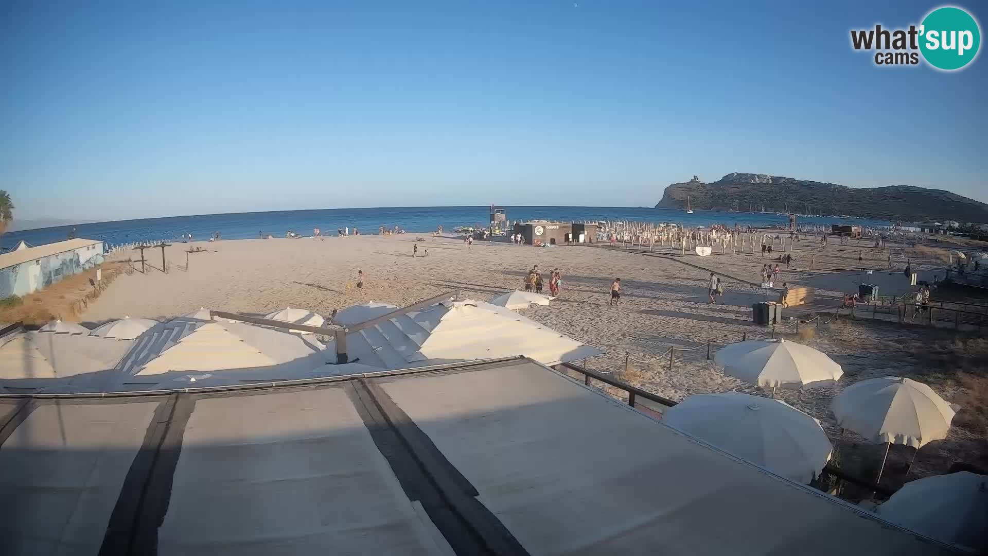 Poetto beach webcam | Cagliari | Sardinija
