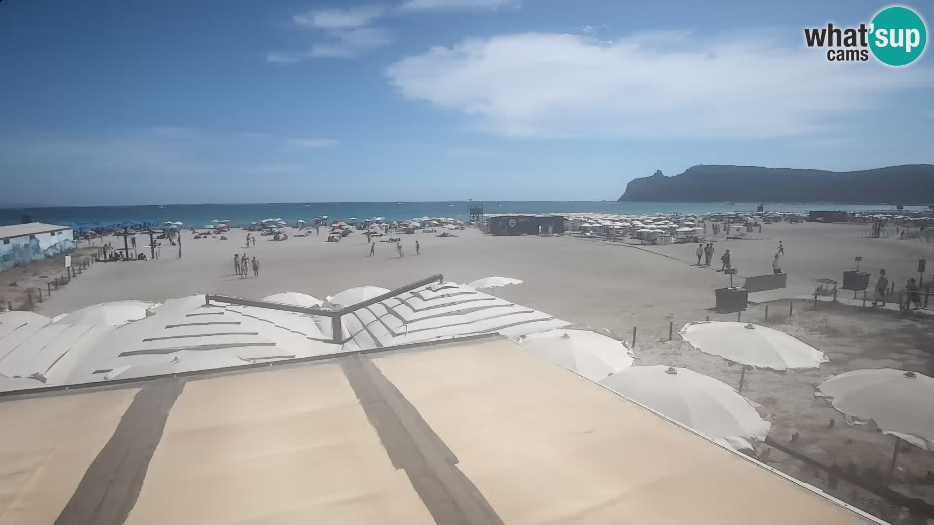 Poetto beach webcam | Cagliari | Sardinija