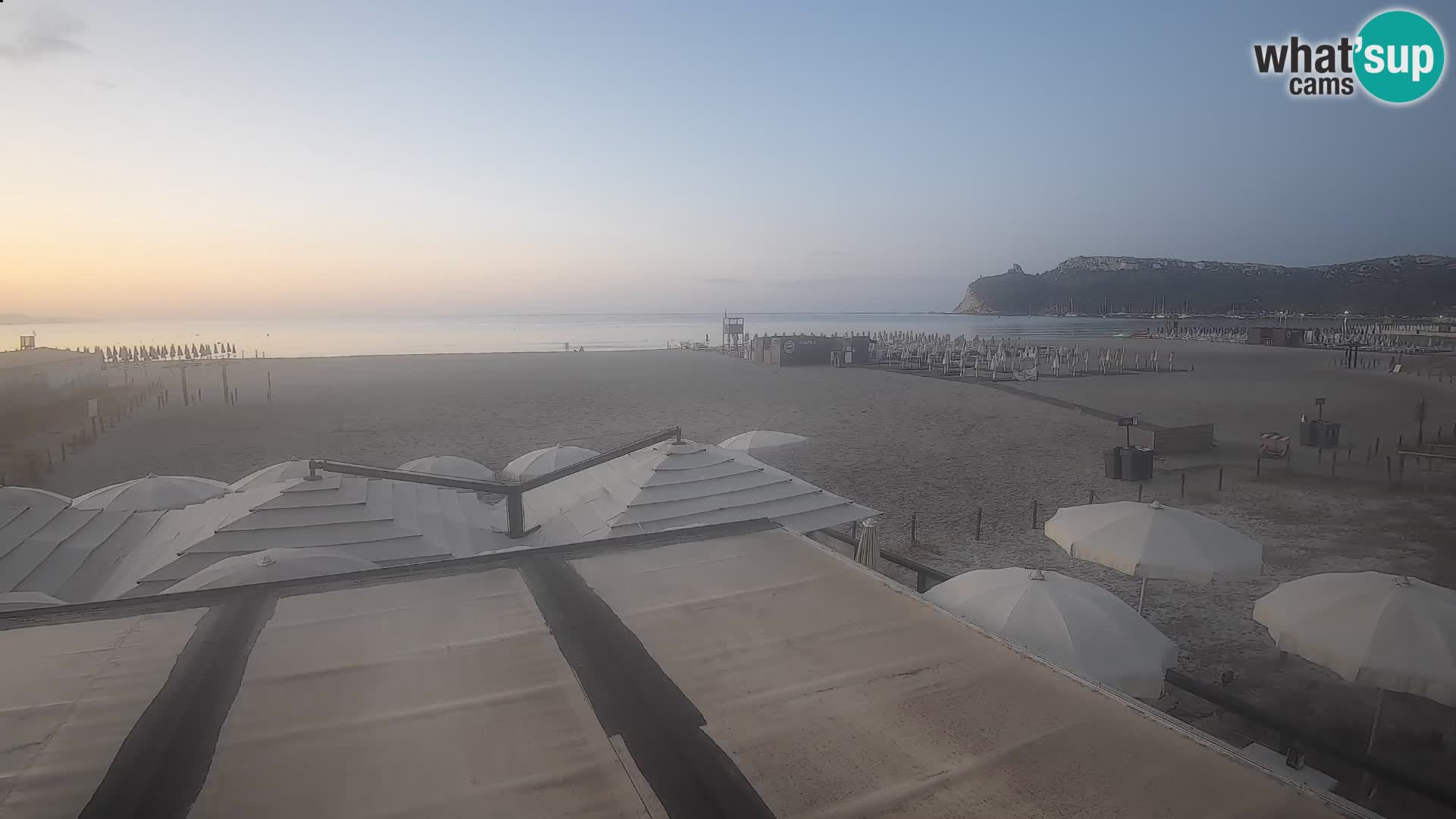 Poetto beach webcam | Cagliari | Sardinija