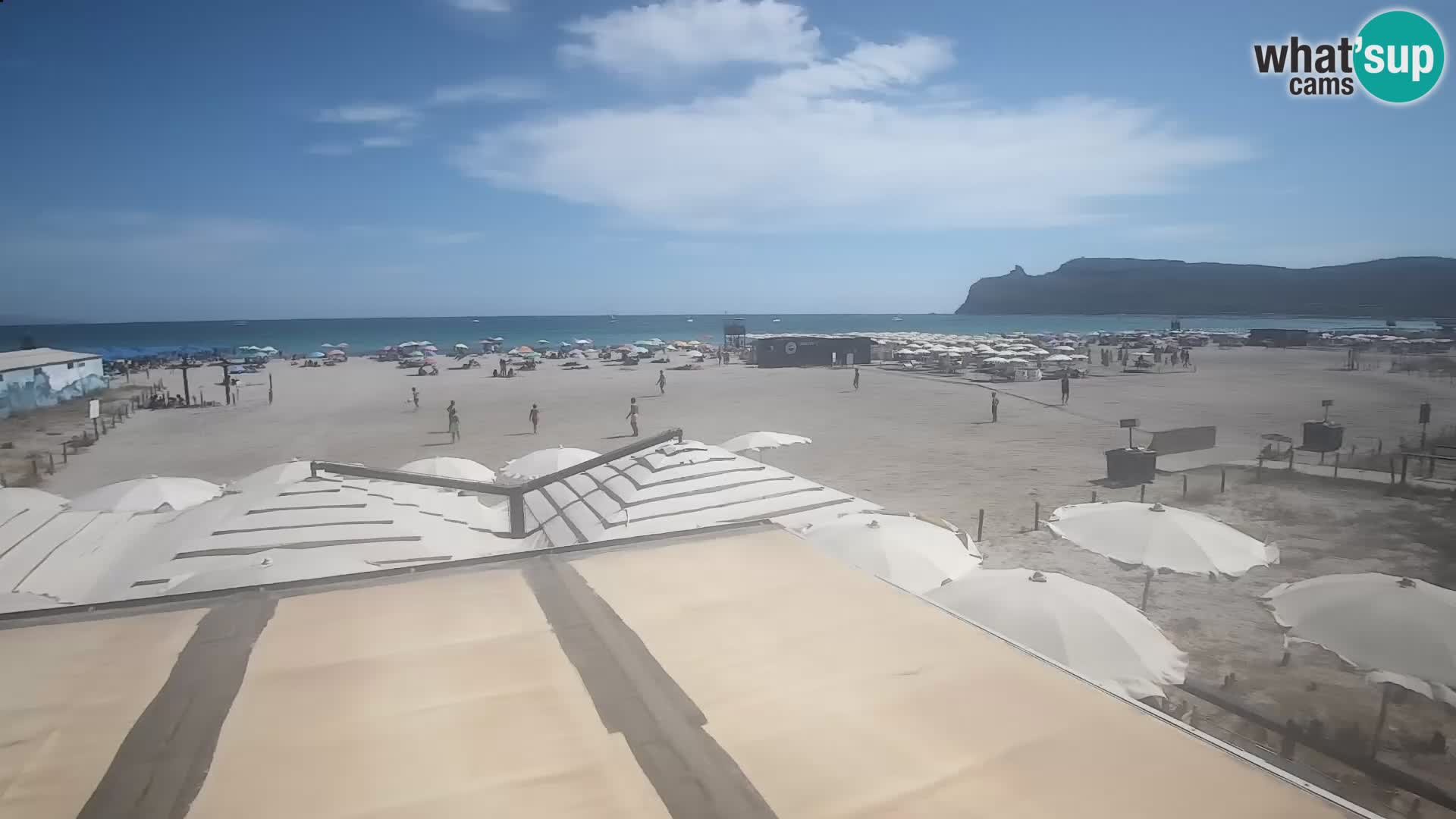 Poetto beach webcam | Cagliari | Sardinija