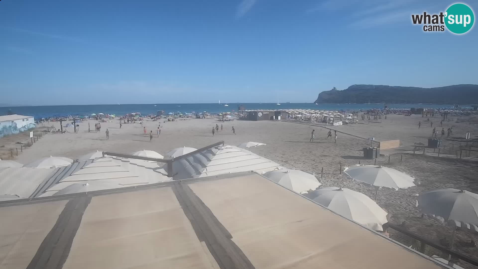 Poetto Strand Webcam | Cagliari | Sardinien