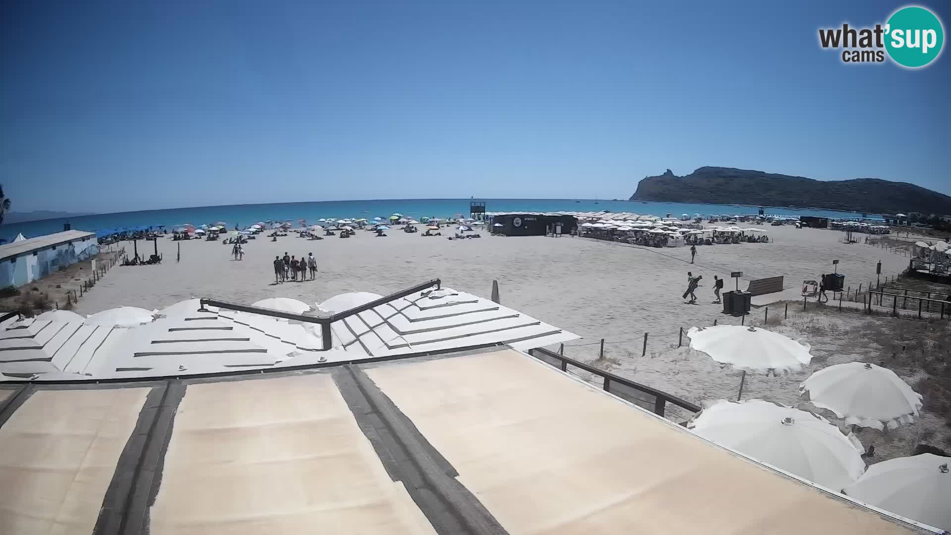 Poetto beach webcam | Cagliari | Sardinia