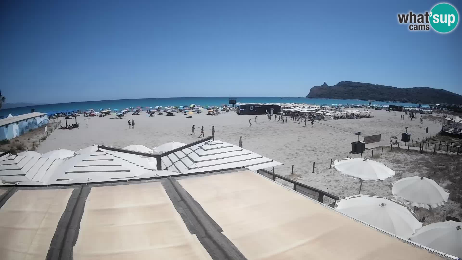 Poetto beach webcam | Cagliari | Sardinia