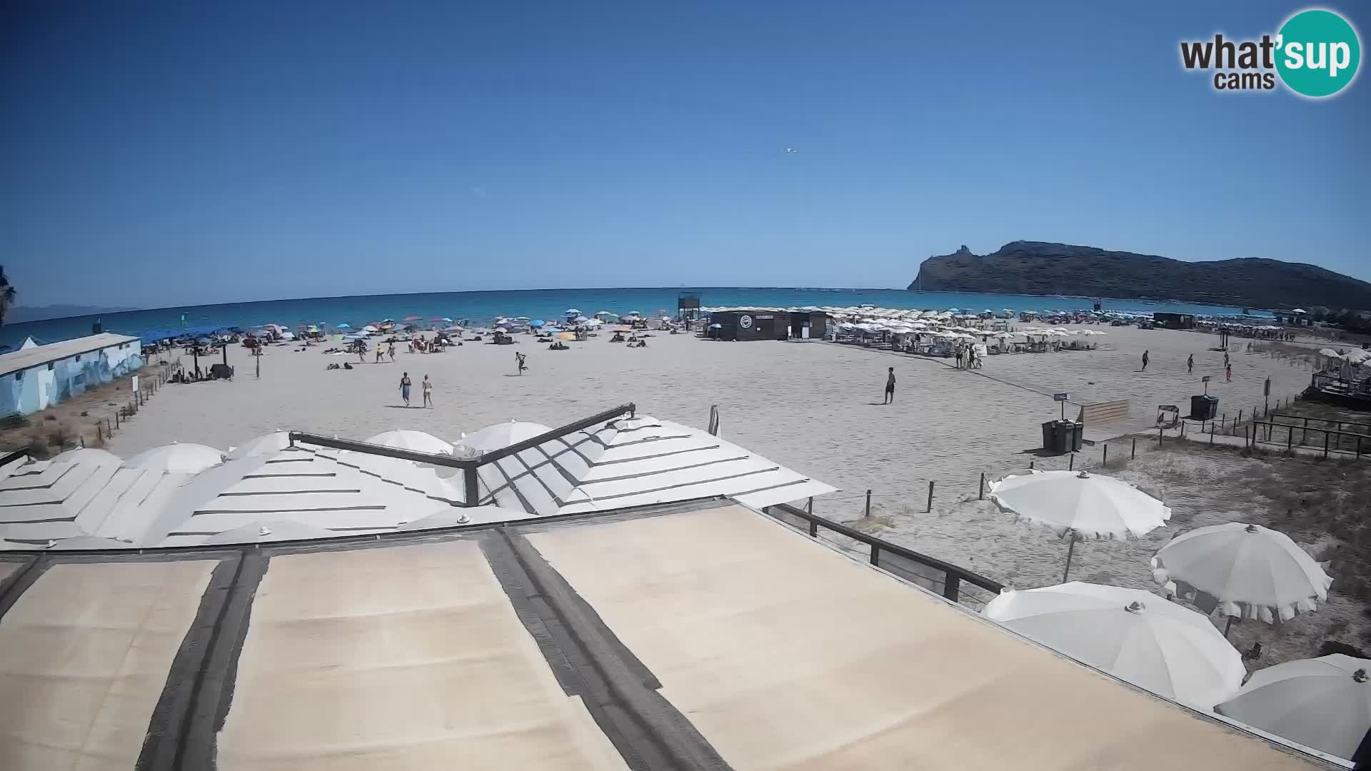Poetto beach webcam | Cagliari | Sardinia