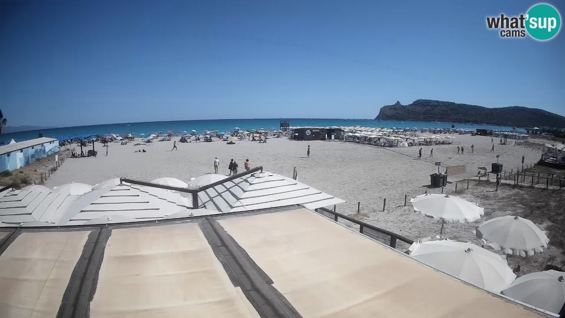 Poetto beach webcam | Cagliari | Sardinia