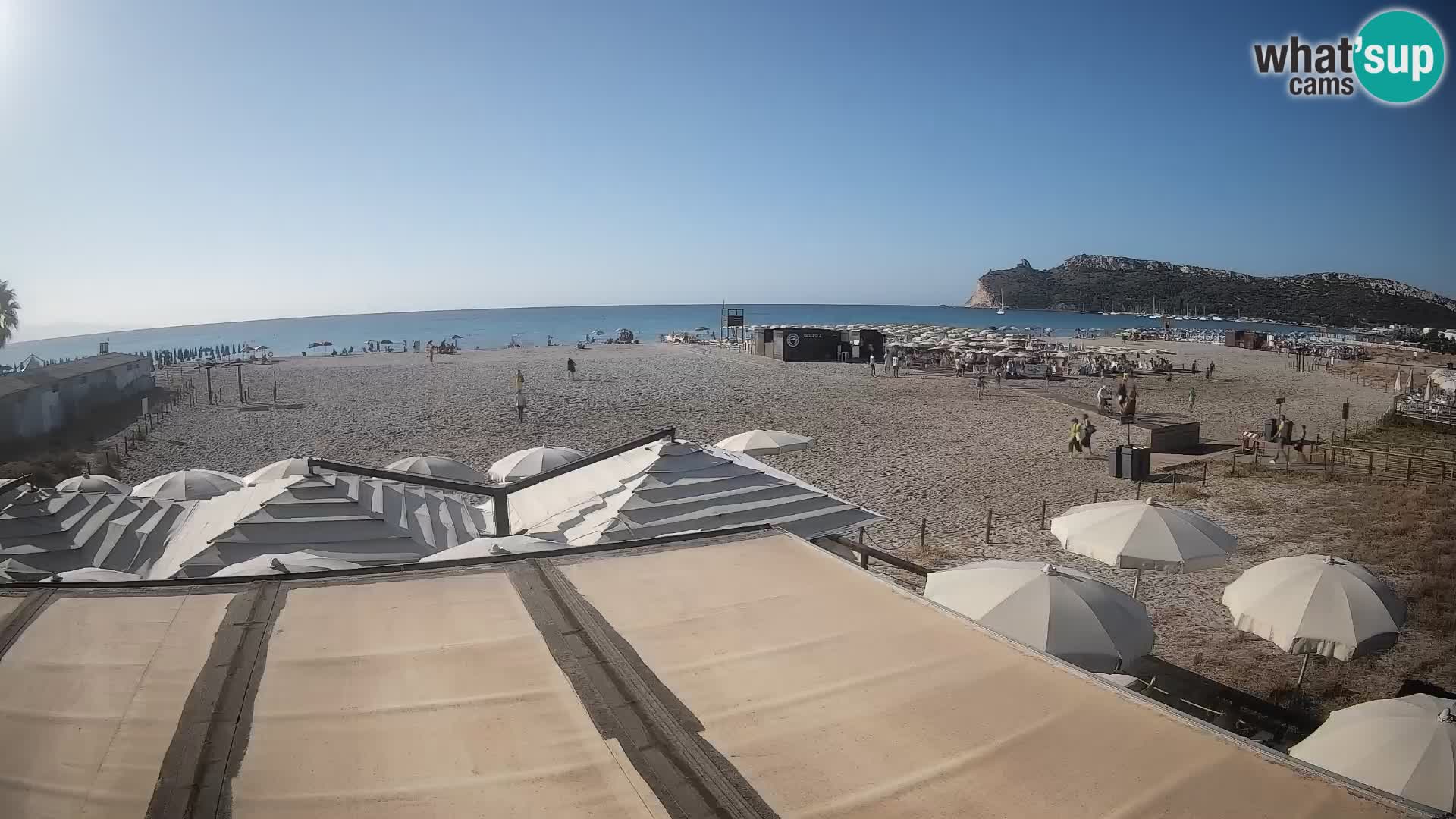 Poetto beach webcam | Cagliari | Sardinia