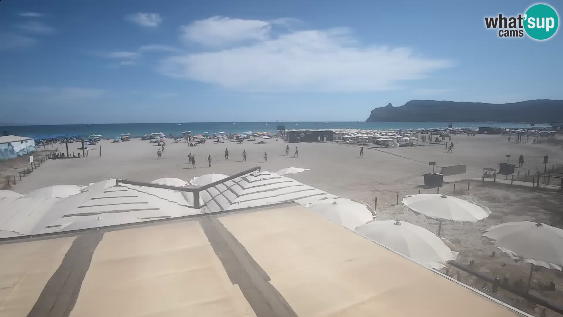 Poetto beach webcam | Cagliari | Sardinija
