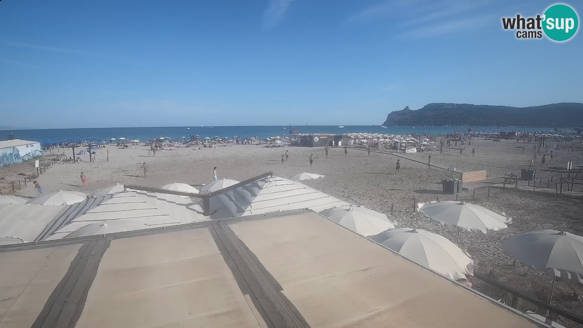 Webcam playa de Poetto | Cagliari | Cerdeña