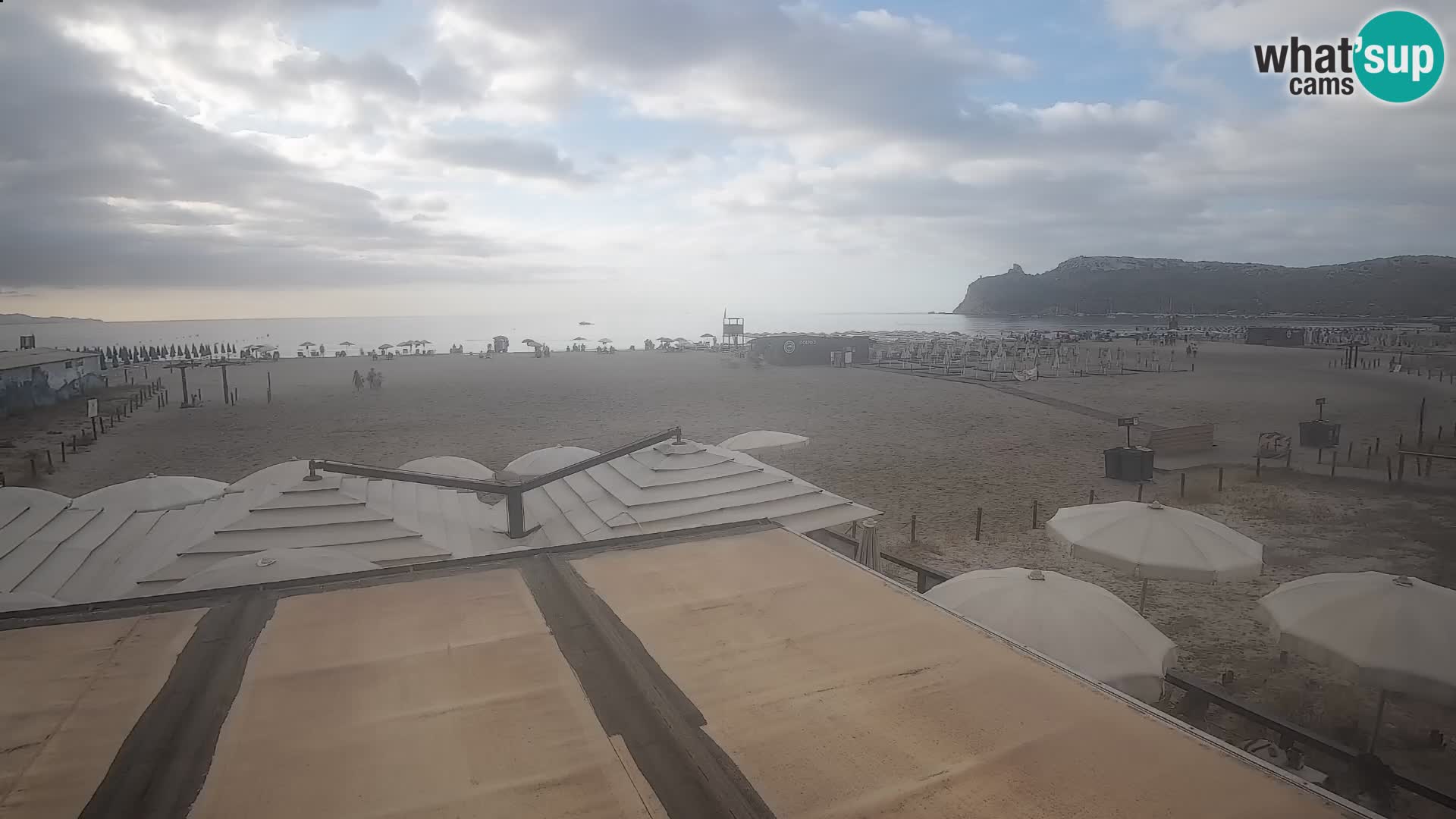 Poetto beach webcam | Cagliari | Sardinija