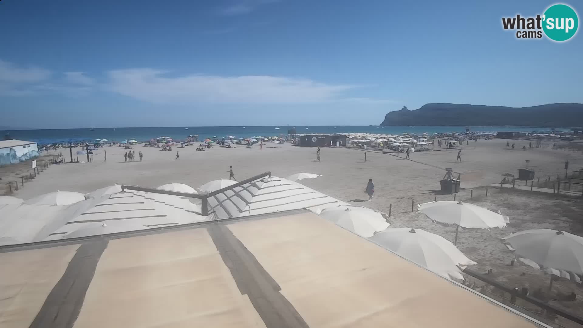 Webcam plage de Poetto | Cagliari | Sardaigne