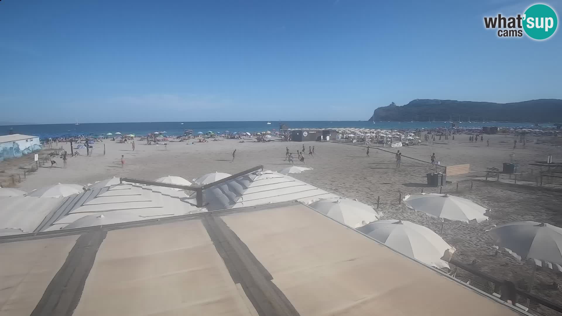 Webcam spiaggia del Poetto | Cagliari | Sardegna