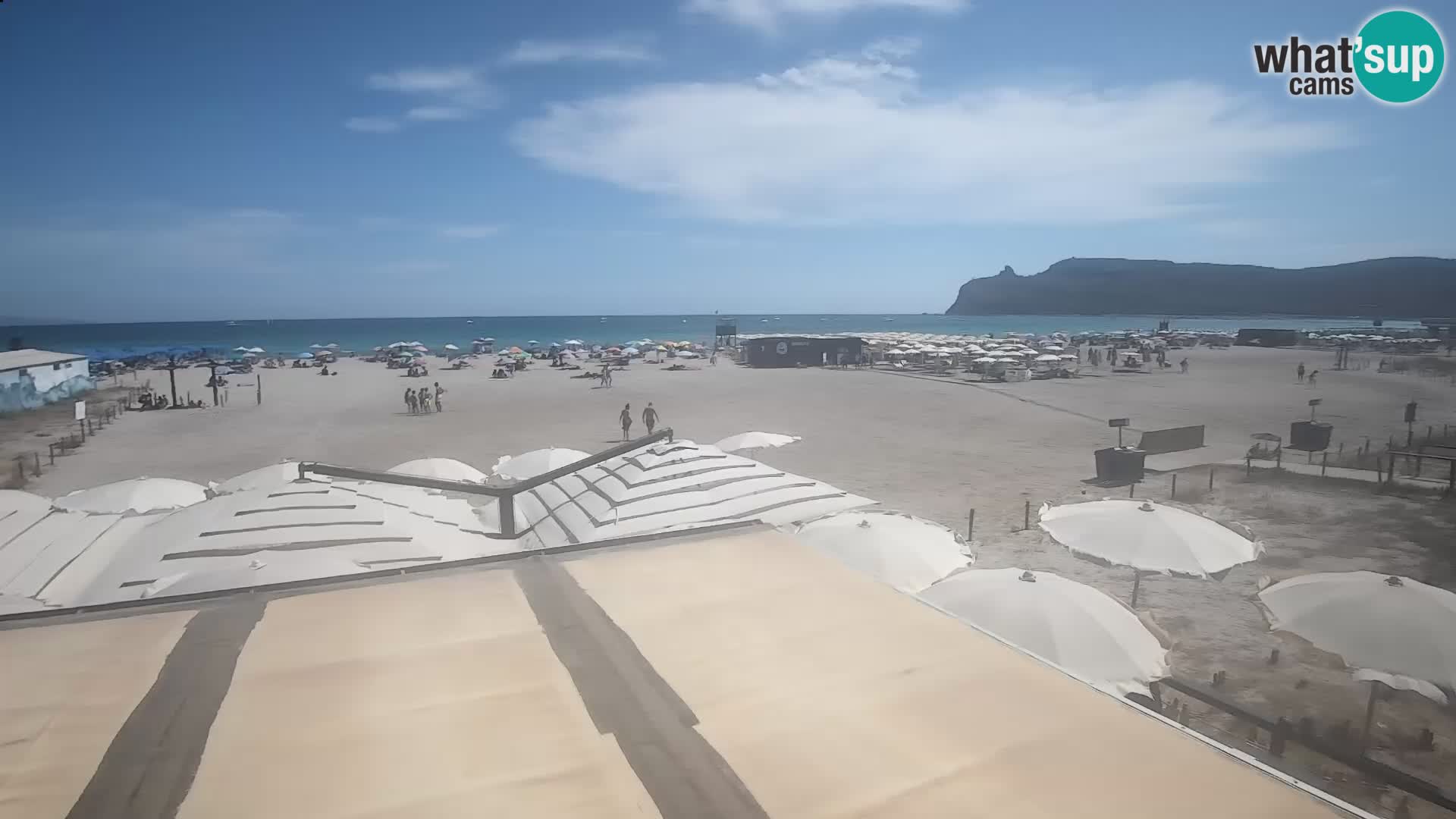 Poetto beach webcam | Cagliari | Sardinia