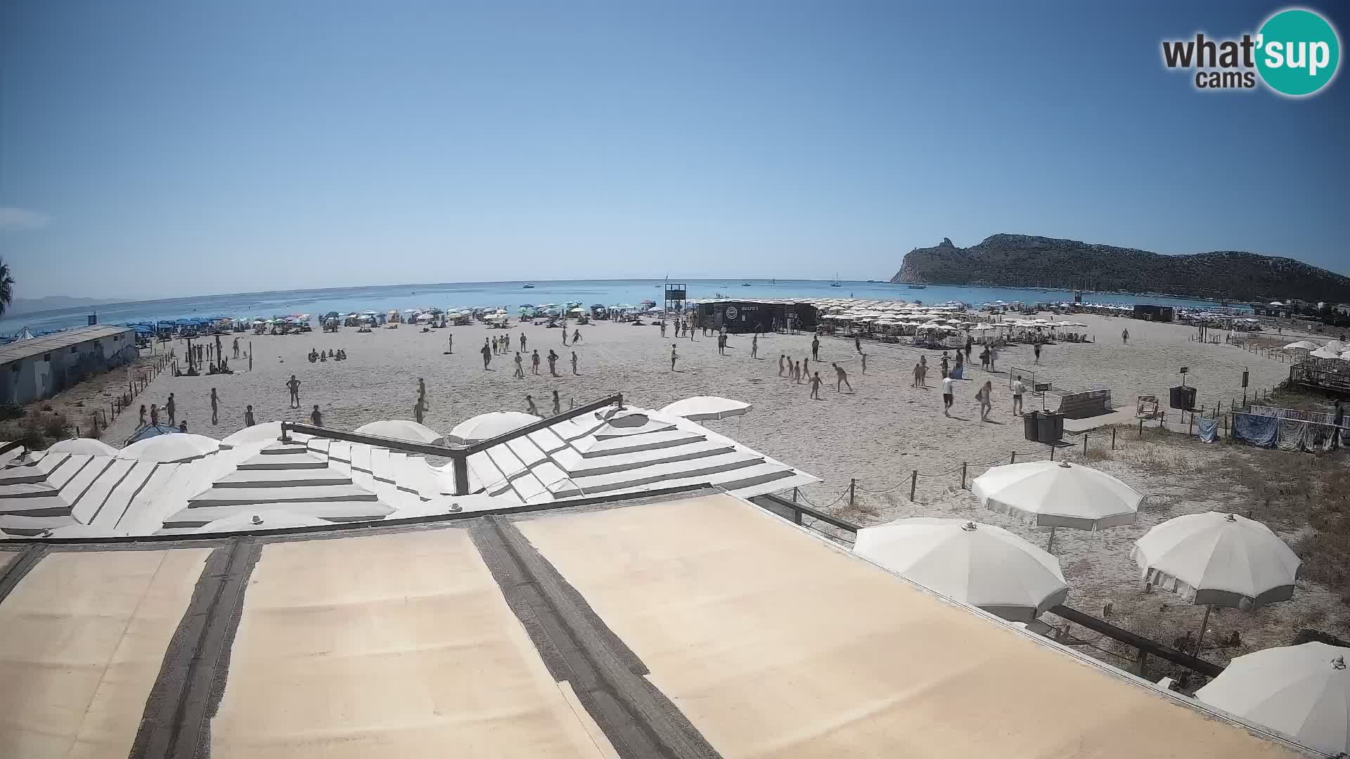 Webcam plage de Poetto | Cagliari | Sardaigne