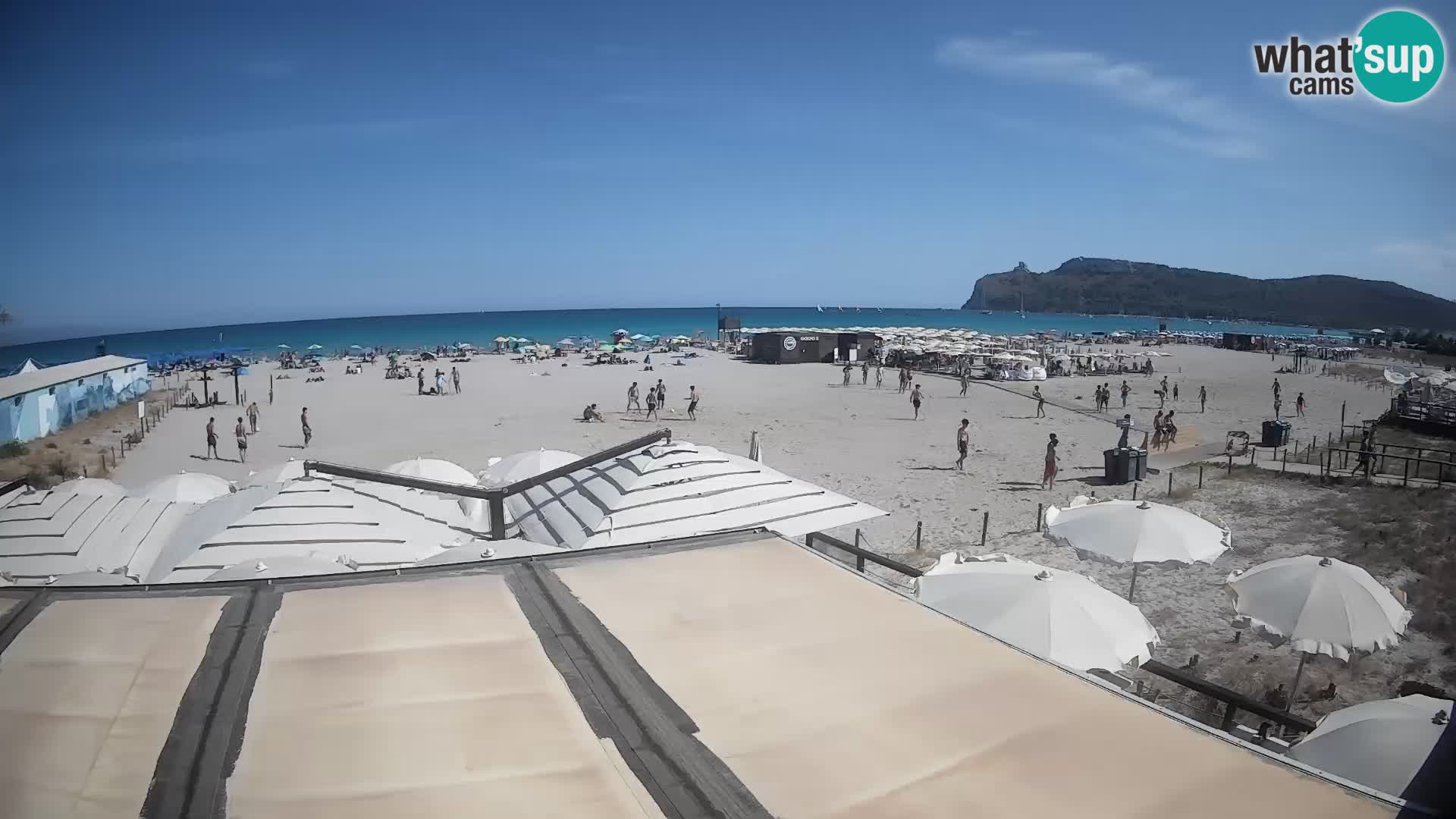 Poetto beach webcam | Cagliari | Sardinia