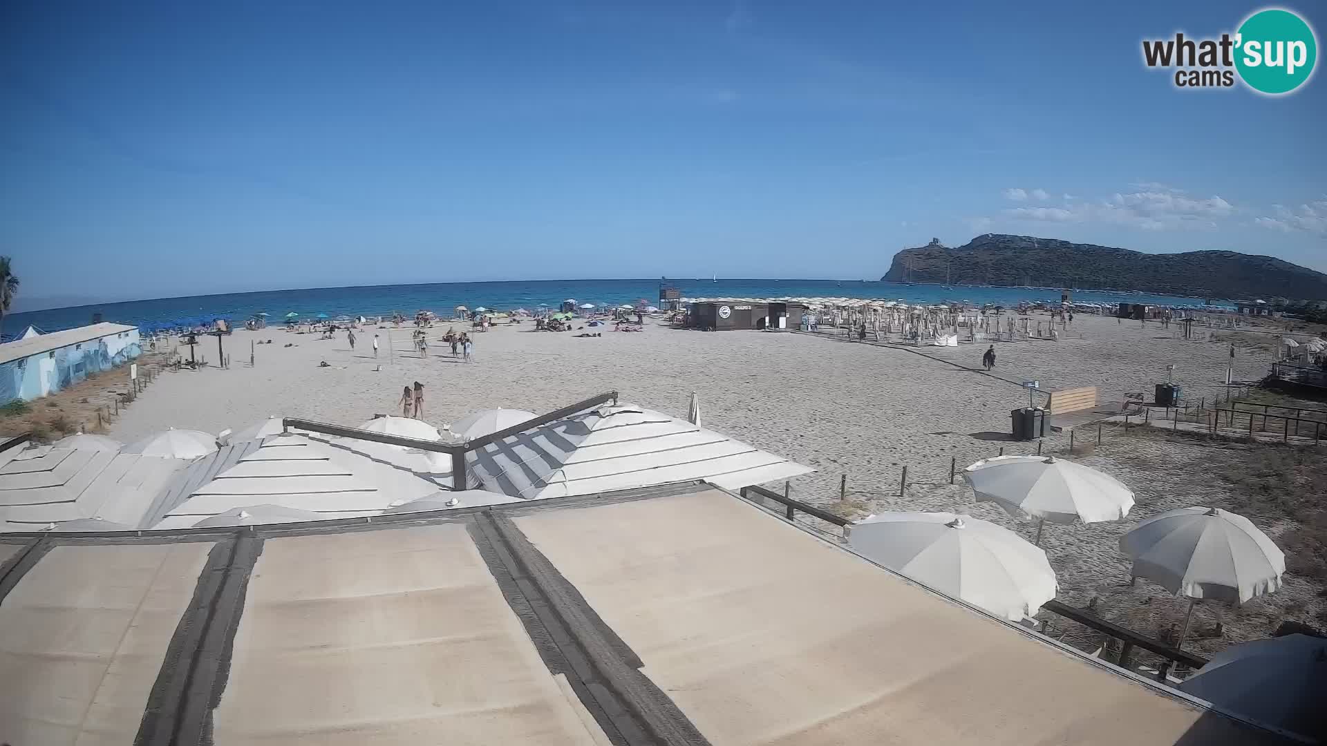 Poetto beach webcam | Cagliari | Sardinia