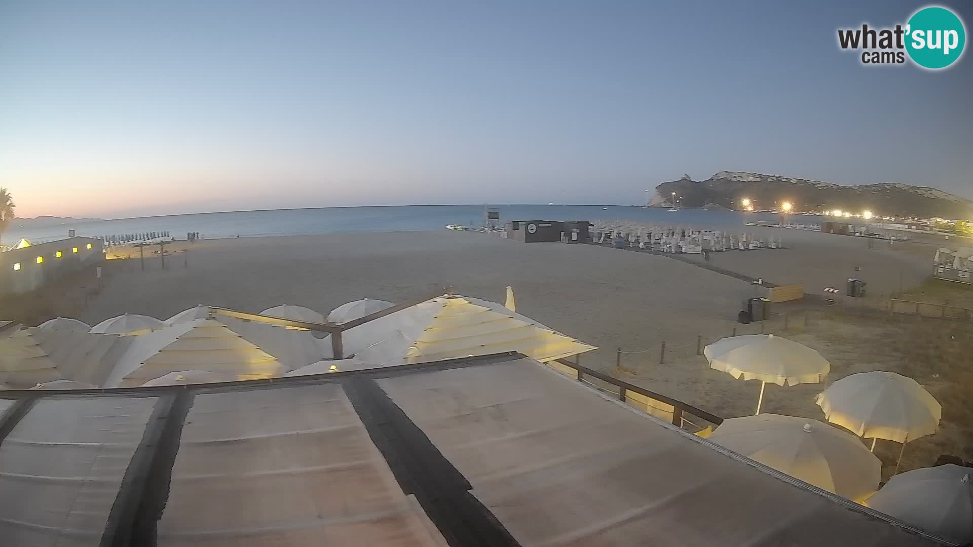 Poetto beach webcam | Cagliari | Sardinija