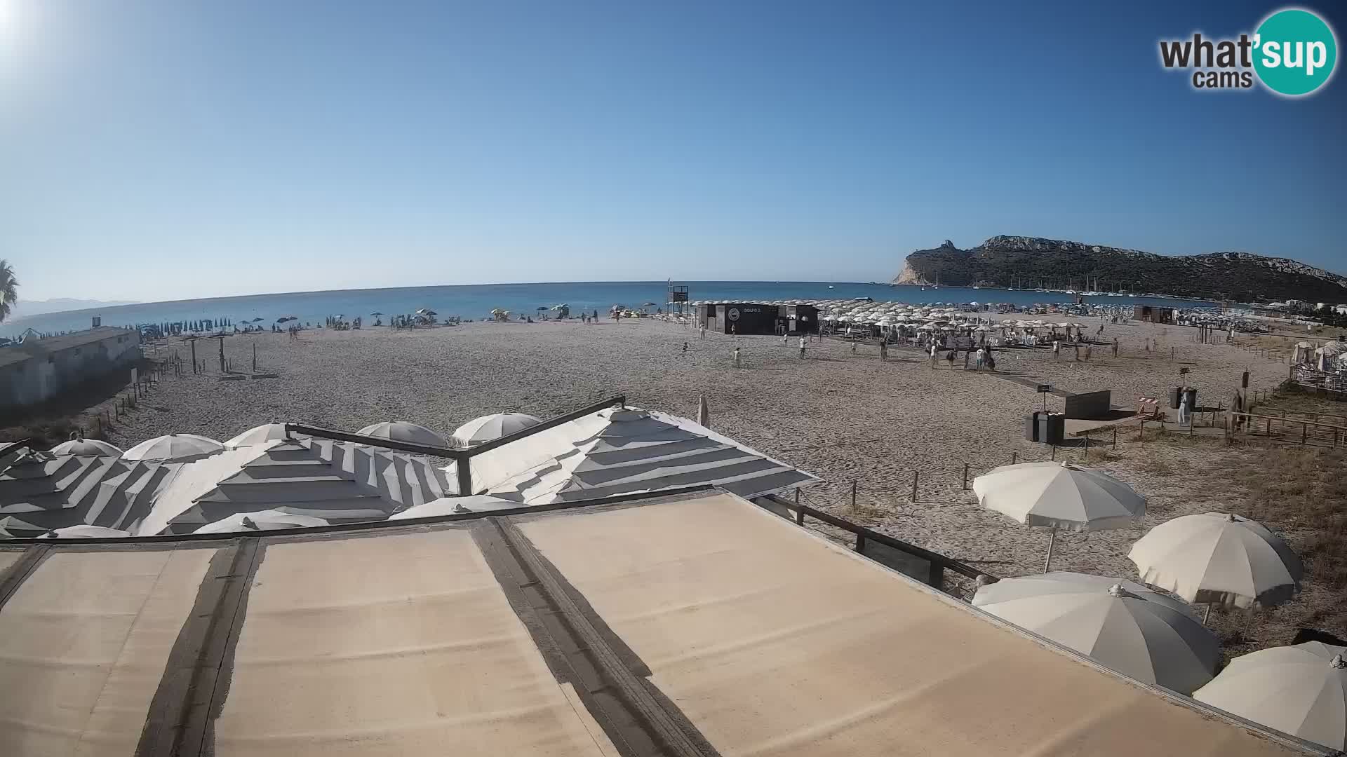 Poetto beach webcam | Cagliari | Sardinia