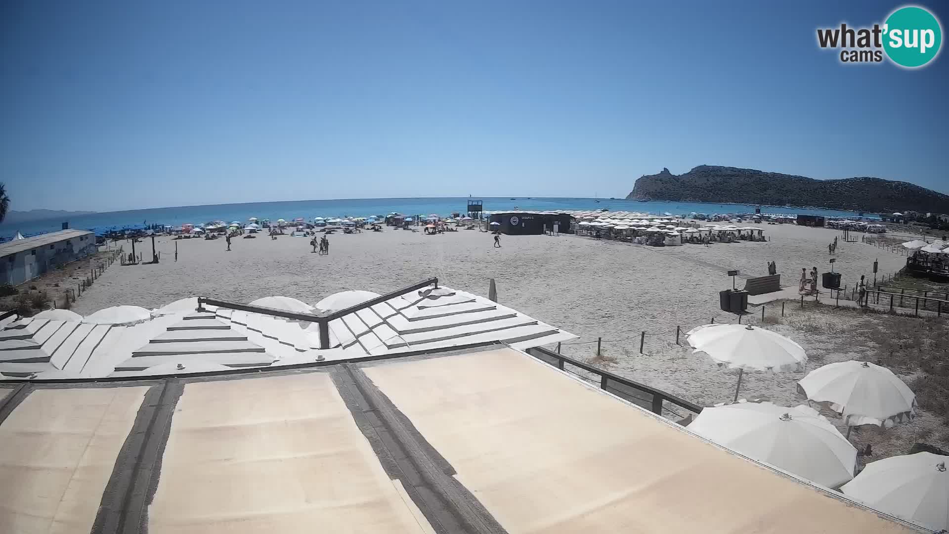 Poetto beach webcam | Cagliari | Sardinija