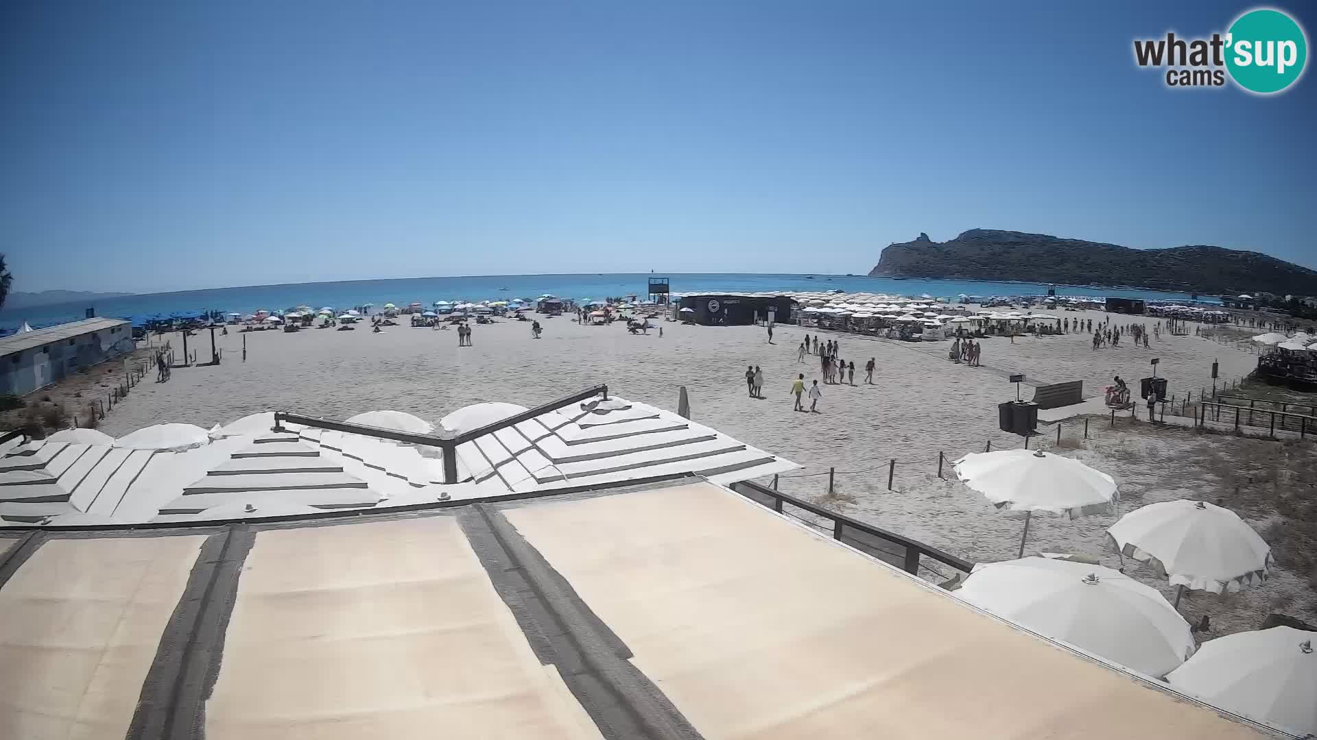 Webcam plage de Poetto | Cagliari | Sardaigne