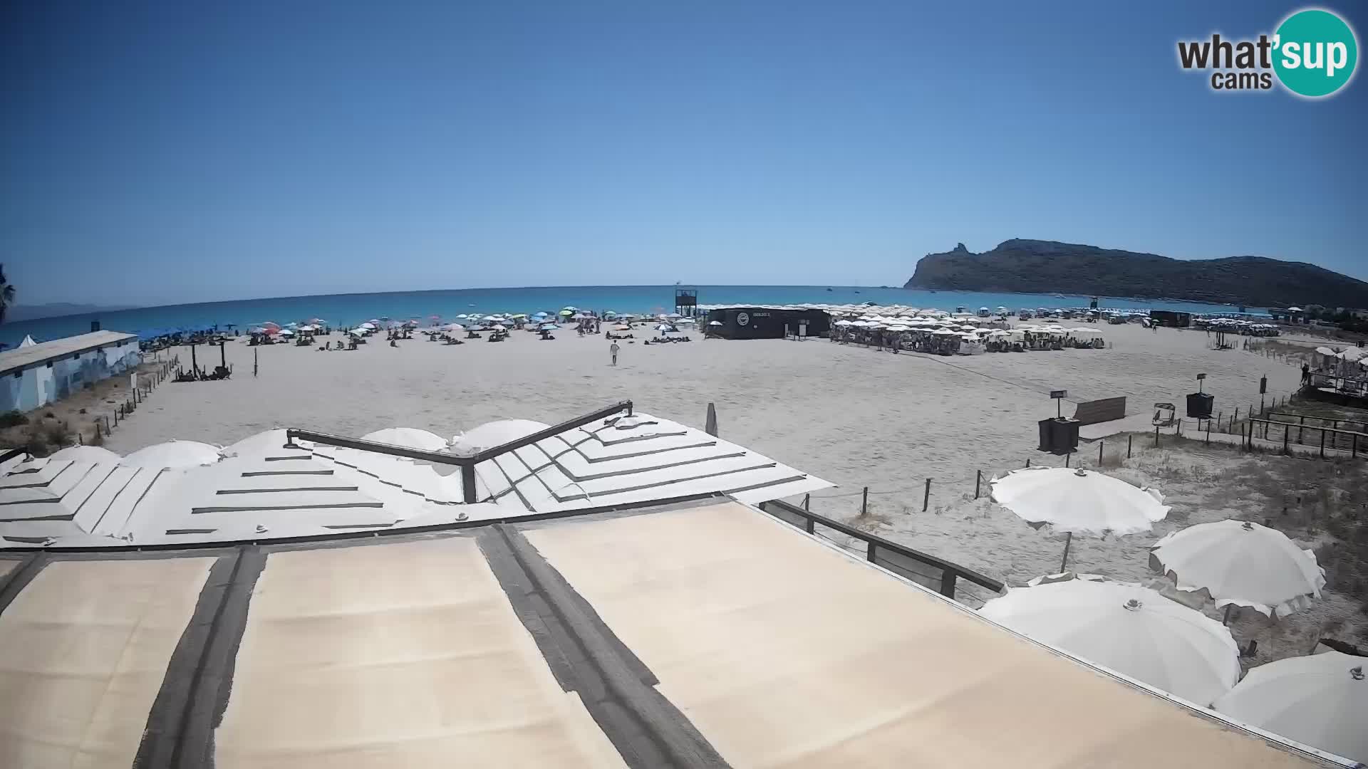 Poetto beach webcam | Cagliari | Sardinija