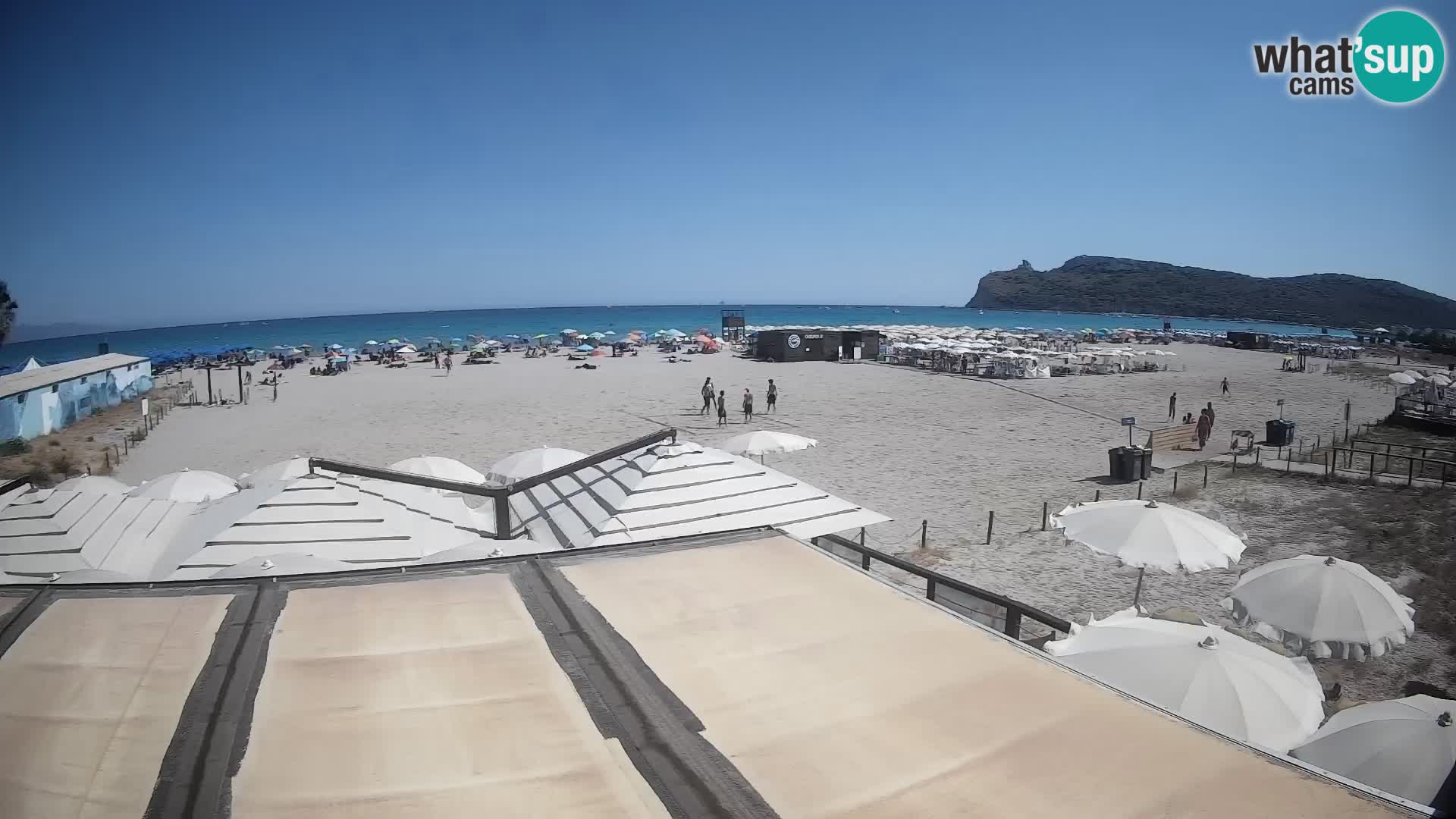 Poetto beach webcam | Cagliari | Sardinia