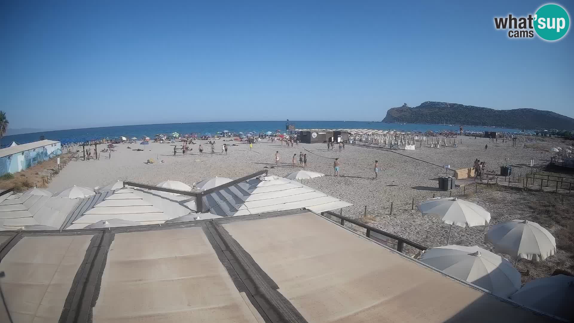 Poetto Strand Webcam | Cagliari | Sardinien