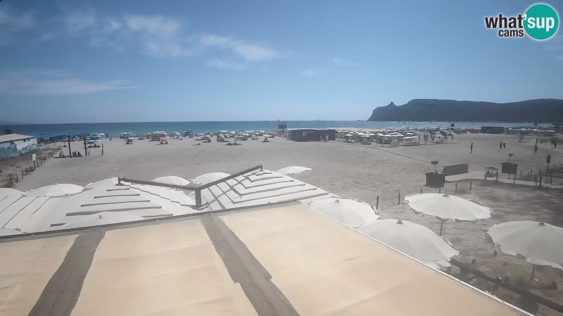 Poetto beach webcam | Cagliari | Sardinija