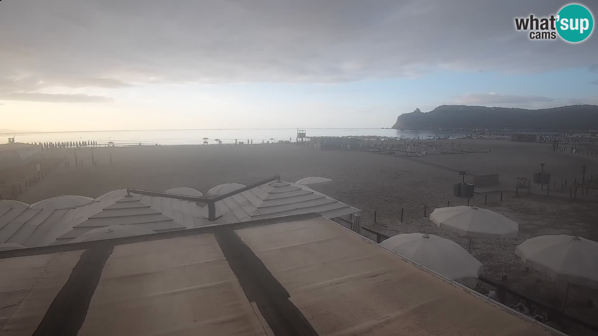 Poetto beach webcam | Cagliari | Sardinija