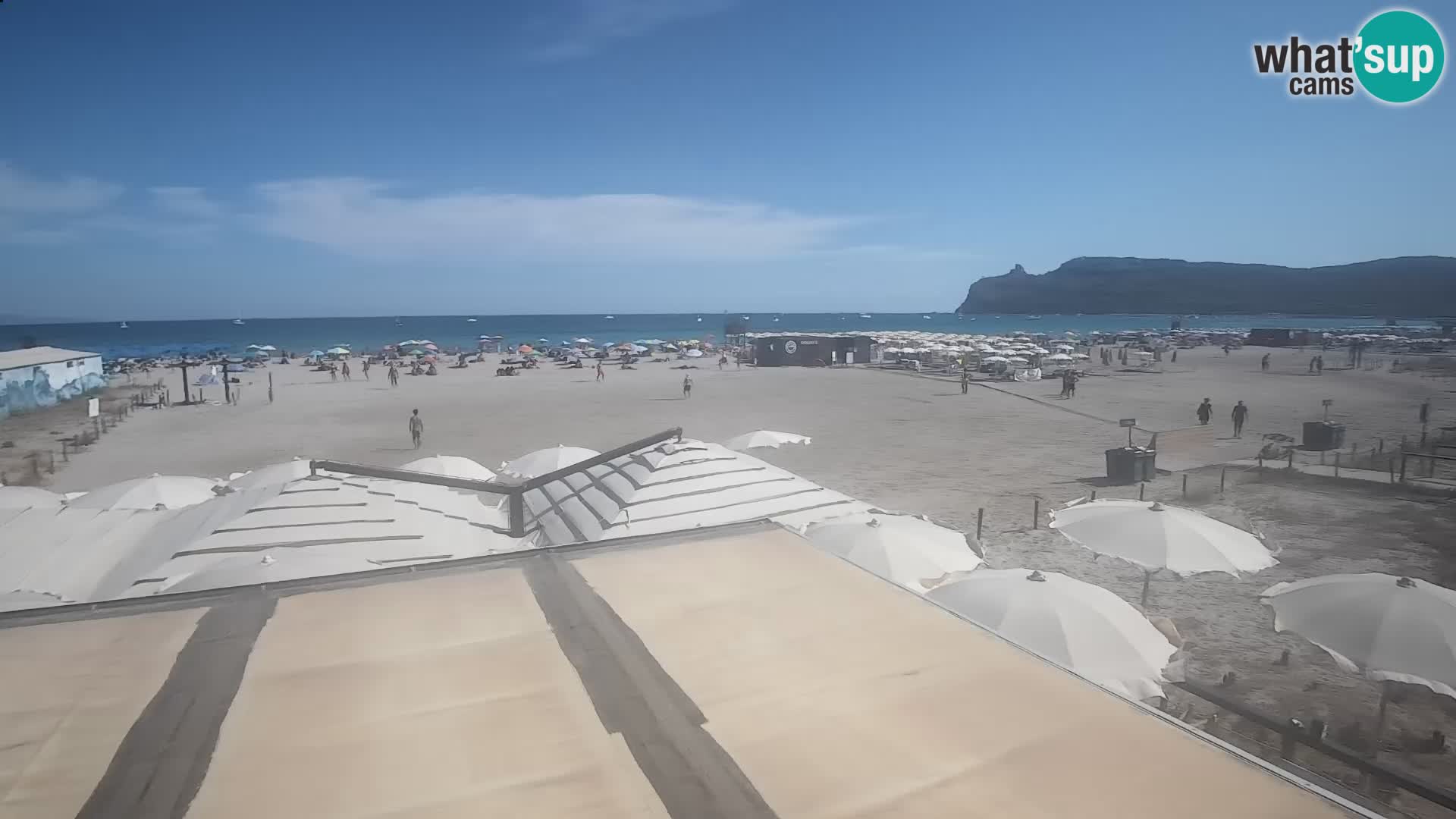 Poetto beach webcam | Cagliari | Sardinija