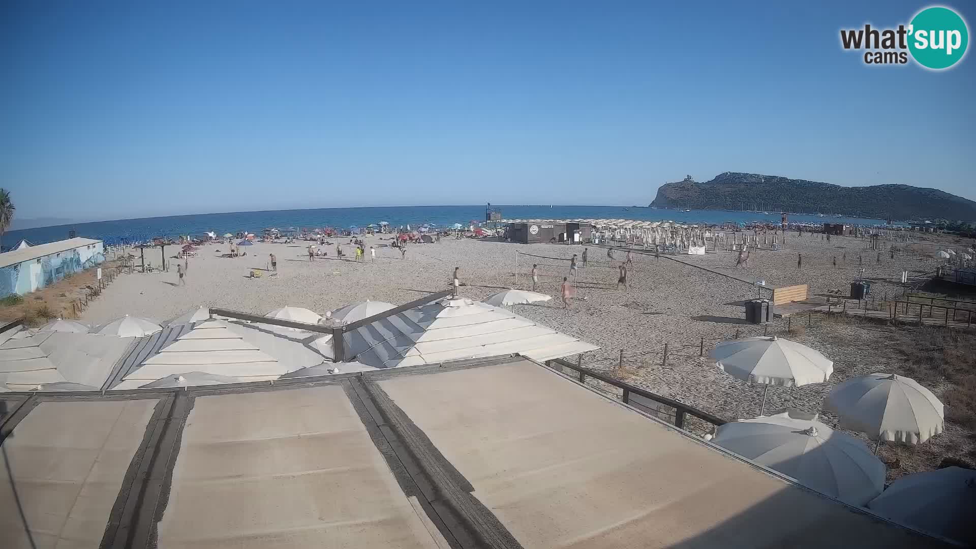 Poetto beach webcam | Cagliari | Sardinia