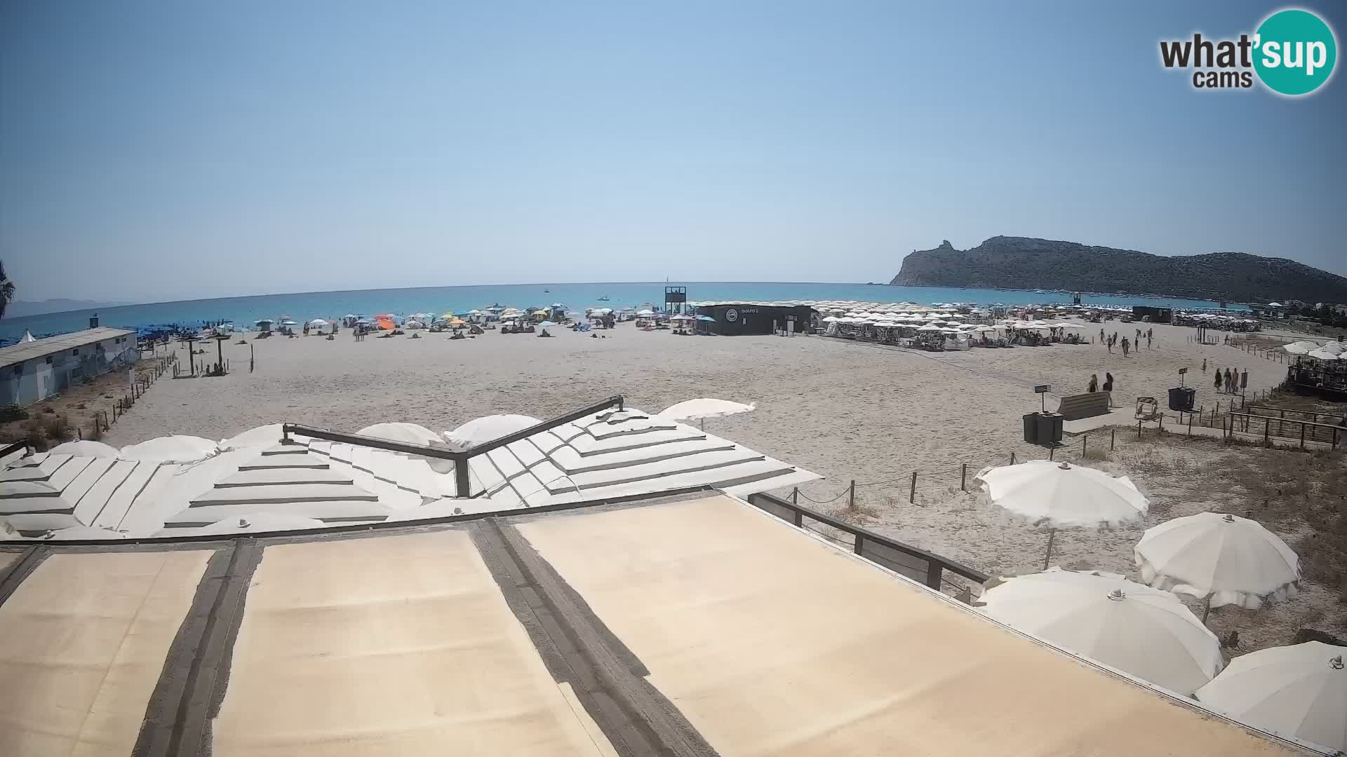 Poetto beach webcam | Cagliari | Sardinija
