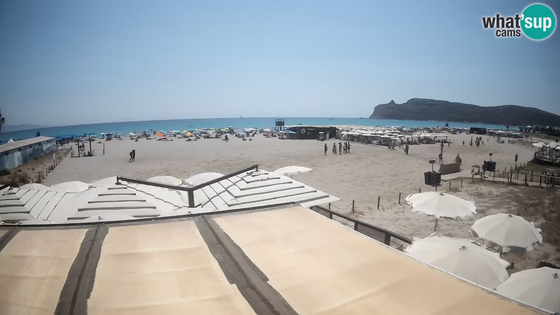 Poetto beach webcam | Cagliari | Sardinia