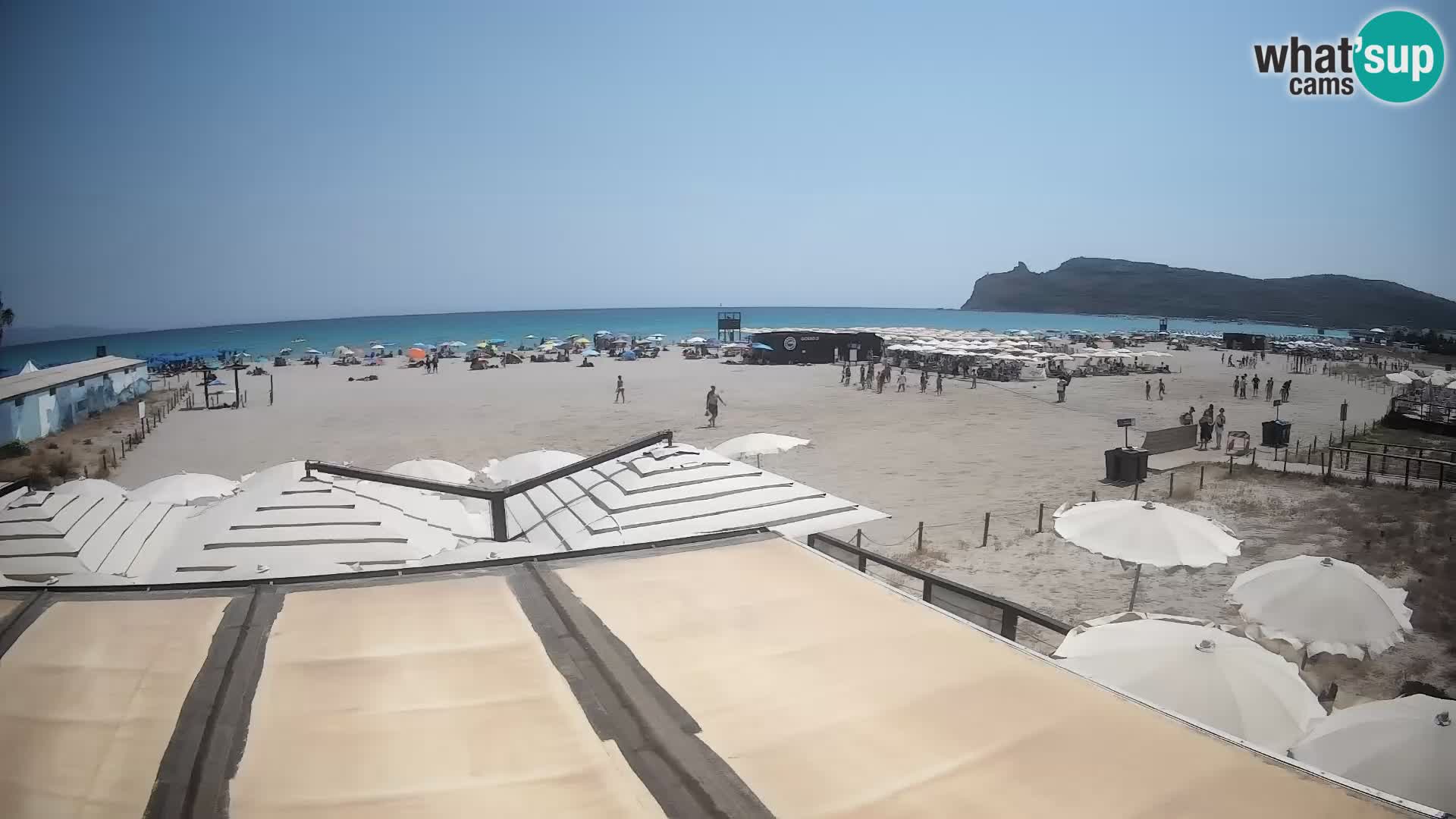 Poetto beach webcam | Cagliari | Sardinija