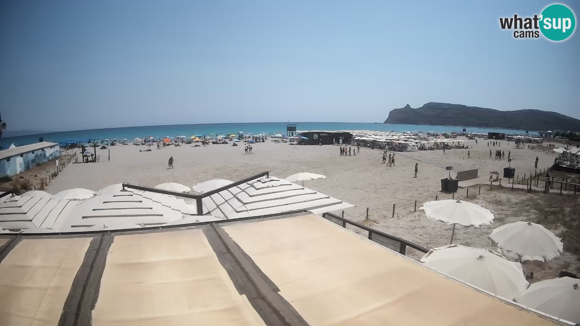 Poetto beach webcam | Cagliari | Sardinia