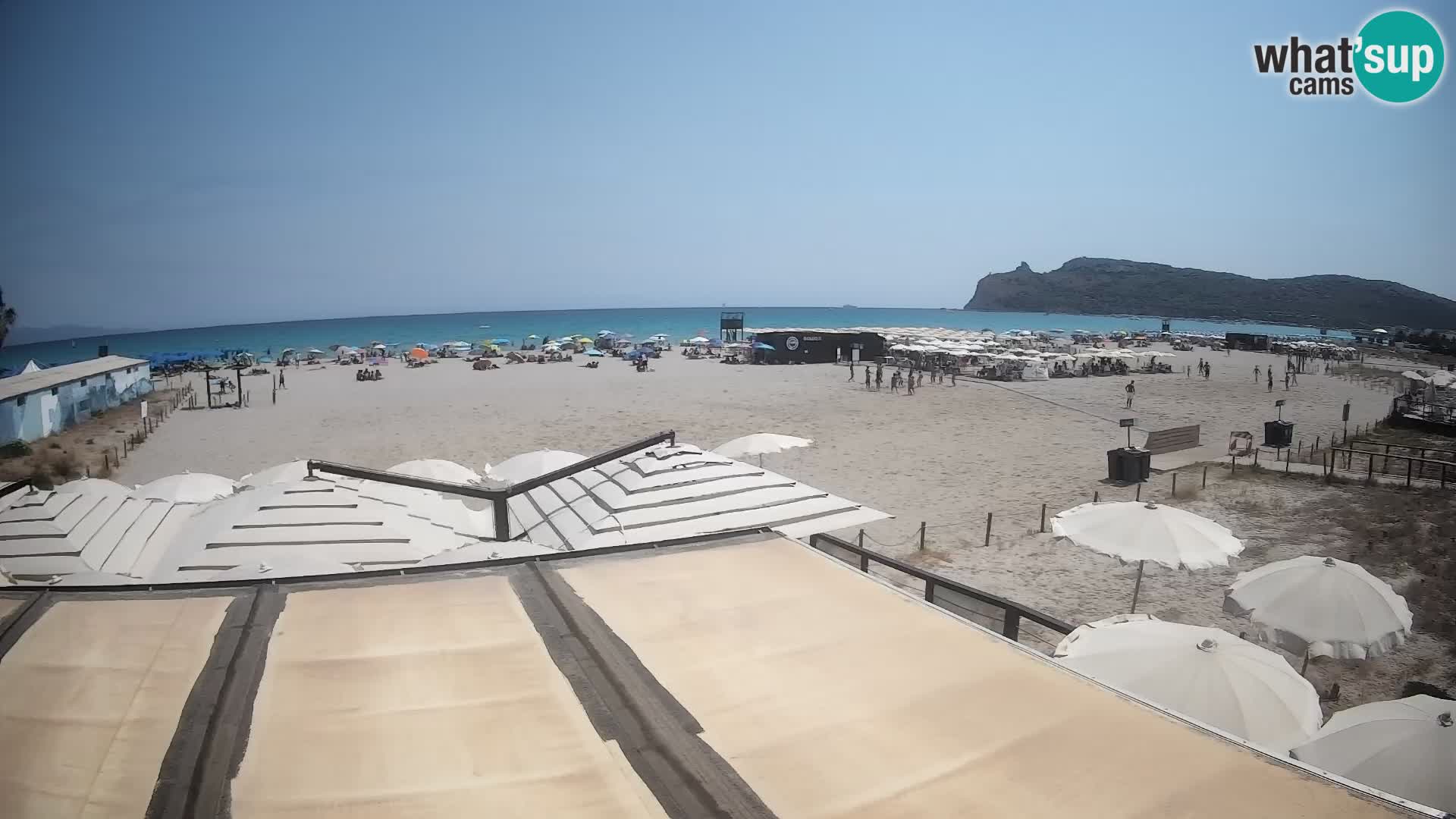 Poetto beach webcam | Cagliari | Sardinia