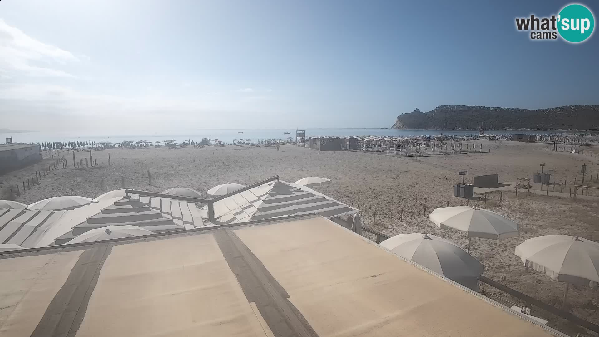 Poetto beach webcam | Cagliari | Sardinija