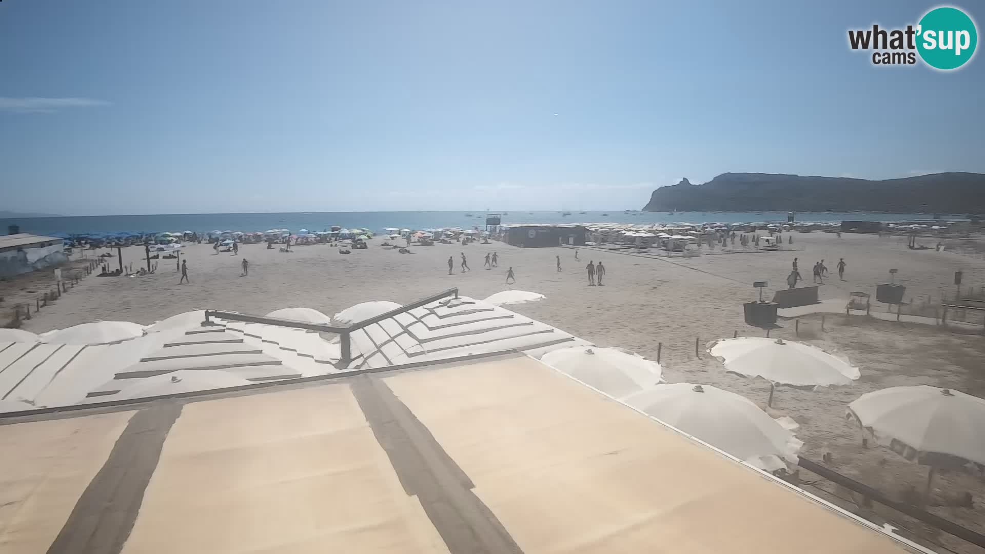 Webcam plage de Poetto | Cagliari | Sardaigne