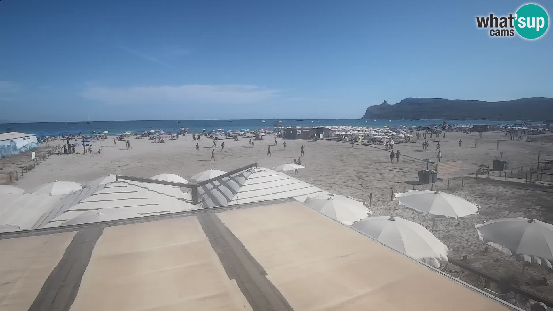 Poetto beach webcam | Cagliari | Sardinia